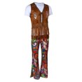thumbnail image 3 of Traje de Halloween, chaleco de los pantalones de la camiseta de los hombres para el baile del club nocturno del disco del partido SG Sunnimix traje hippie hombres mujeres, 3 of 8