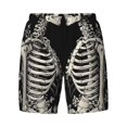 thumbnail image 4 of Lsque Mens Swim Trunks Skeletons Love Flowers Pattern - Bathing Suit Compression Liner - Beach Swim Shorts Swimwear - (S-3XL) - Stretch Quick Dry -Medium, 4 of 9