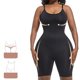 thumbnail image 3 of Karight Women's Spaghetti Strap Tank Top Short Jumpsuit Bodysuit Tummy Control Seamless One Piece Catsuit for Gym Workout, 3 of 5