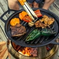 thumbnail image 2 of Solo Stove Bonfire Grill Top and Hub Cooking System , Cast Iron Grate, Addition for Bonfire Fire Pit, Weight: 20 lbs, Diameter: 17.5", 2 of 7