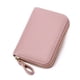 thumbnail image 1 of Titular de la tarjeta de crédito, cartera pequeña de cuero con cremallera para las mujeres, cartera del monedero de la tarjeta de crédito, 1 of 5