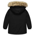 thumbnail image 2 of Chrisuno Boy's Coats Heavyweight Adventure Parka Jacket Warm Kids Winter Coat Parka With Cozy Trimmed Hood Black 6-7, 2 of 5