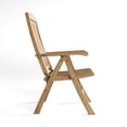 thumbnail image 3 of Anderson Teak Katana 5-Position Contemporary Teak Reclining Chair in Natural, 3 of 4