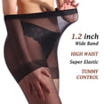 thumbnail image 2 of LOOIKOOS 3 Pairs Black Sheer Tights for Women,20D Tight for Women Tummy Control Sheer Stockings (XXL), 2 of 6