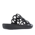 thumbnail image 2 of Women's Fit Flop Elodie Entwined Loops Toe-Thong Sandals in Black, 2 of 5