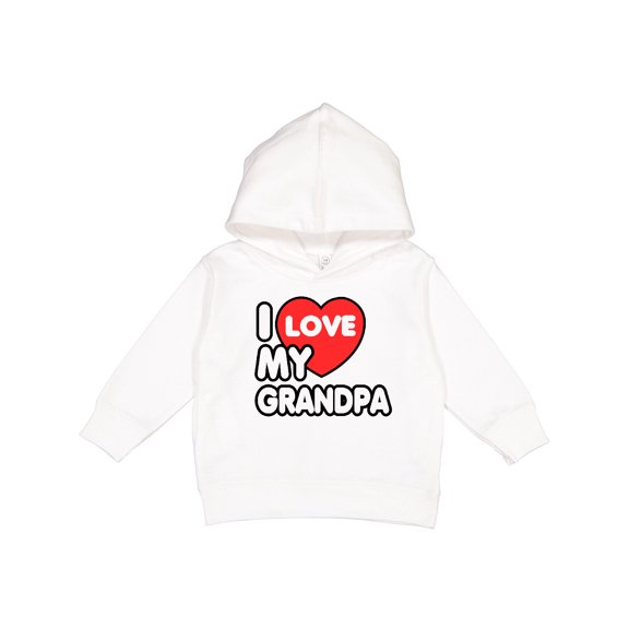 Inktastic I Love My Grandpa Toddler Hoodie