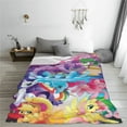 thumbnail image 5 of My Lit-Tle Pony Fleece Blanket Super Soft Cozy Throw Blanket Fuzzy Comfy Flannel Blanket Warm Plush Blankets And Throws For Couch, Sofa, Bed 60"X50", 5 of 7