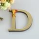 thumbnail image 1 of Fiudx Adhesivo de Pared Acrílico para Espejo, 26 Letras Del Alfabeto, Diseño Reflectante Dorado, Decoración para El Hogar y La Oficina, Arte de Pared Versátil, Fácil de Despegar y Pegar, Tamaño de 10, 1 of 3