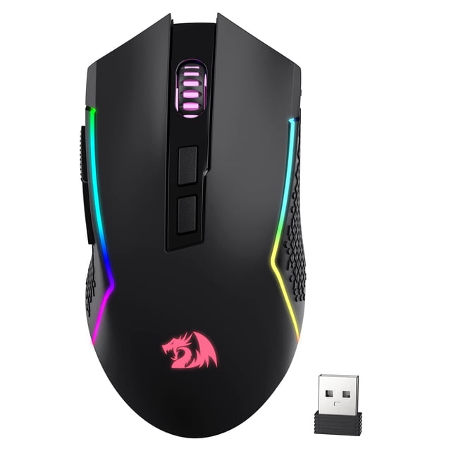 Ratón inalámbrico para juegos Redragon M693 8000 DPI con 7 macros
