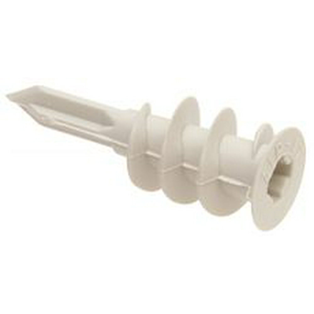 ZipIt Nylon Wall Anchors Without Screws For 3/8In. To 1In. Wallboard