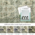 thumbnail image 3 of Garvee 5'x7' Area Rugs Vintage Persian Floral Print Rug, Non-Slip Boho Traditional Indoor Oriental Carpet Washable Soft Floor Rug for Living Room Bedroom Home Office, Beige, 3 of 10