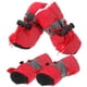 thumbnail image 1 of Dog Shoes Snow Winter Rainy Days Dogs Puppies Red Cloth Easy-to-Clean 4Pcs, 1 of 4