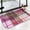White-1, variant on Ultra Soft Absorbent Bath Mat 20x31.5 Inch Fluid Smoke Aurora Art Style, Denim Jean Print
