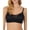 Black, variant on Le Mystere Womens Stretch Lace Wireless Bra