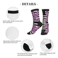 thumbnail image 5 of Athletic Socks Lupus Cancer Awareness Flag Sport Running Calf Socks Crew Socks for Men Women, 5 of 7