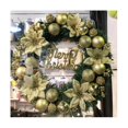 thumbnail image 2 of Decorative Christmas Wreath Front Door Hanging Christmas Wreath Golden Wreath Hotel Mall Home Decor, 2 of 5