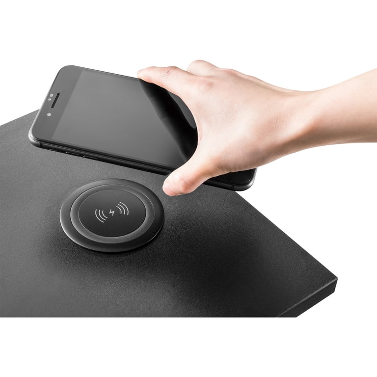 Lorell, LLR99534, Wireless Charging 4-leg Monitor Stand, 1 Each 