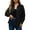Black, variant on mihongmao Sales Today Clearance, Winter Jackets for Women Women Fashion Cardigan Blouse Corduroy Loose Jacket Jacket,Womens Tops Plus Size Black M