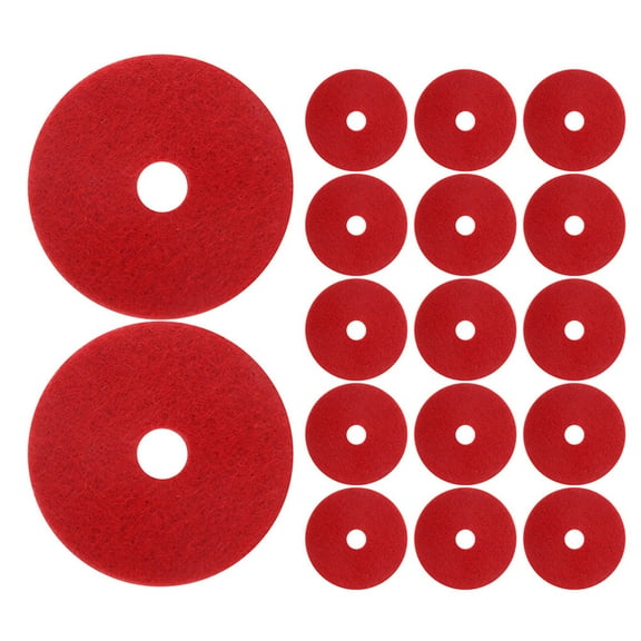 SEWCHICS 24Pcs Red Drum Cymbal Felt Pads Double Layer Felt Washers for Cymbal Stand Cushion and Protection