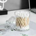 thumbnail image 4 of 2Pcs Transparent Cotton Swab Box Desktop Box Home Sundries Holder Creative Storage Jar, 4 of 7
