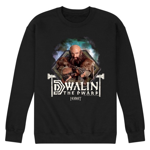 The Hobbit - Dwalin The Dwarf - Men's Crew Neck Fleece Pullover