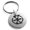 Silver, variant on Stainless Steel Ancient Tribal Change Rune Engraved Small Medallion Circle Charm Keychain Keyring