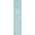 thumbnail image 1 of Unique Loom Richmond Medallion Border Rug  2' 7 x 12' Runner Aqua/Ivory, 1 of 1