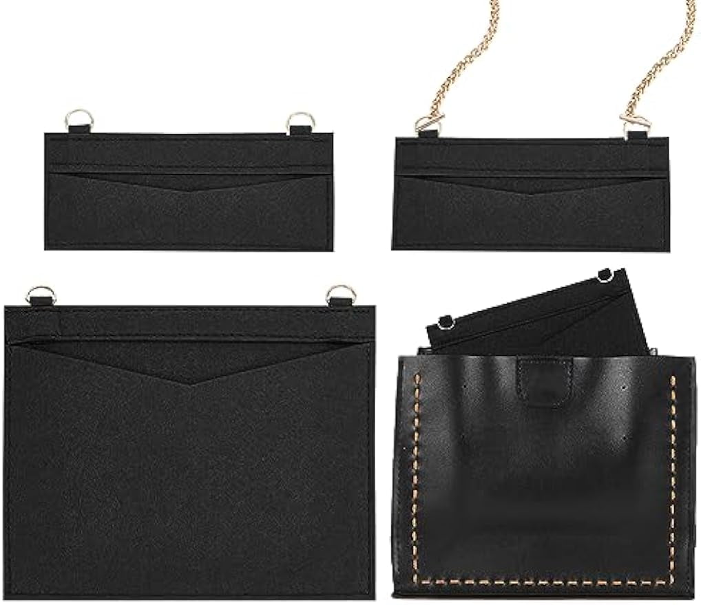 WADORN Crossbody Purse Conversion Kit for LV Kirigami Pochette, Felt Handbag  Insert Liner Shaper Detachable Large Pouch Wallet Insert Liner with  Grommets for Clutch Envelope Bag, 8.7x6.2 Inch, Black - Yahoo Shopping