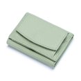 thumbnail image 1 of Small Wallet For Women Rfid Leather Compact Card Wallets Womens Thin Front Pocket Purse(Light Green), 1 of 9