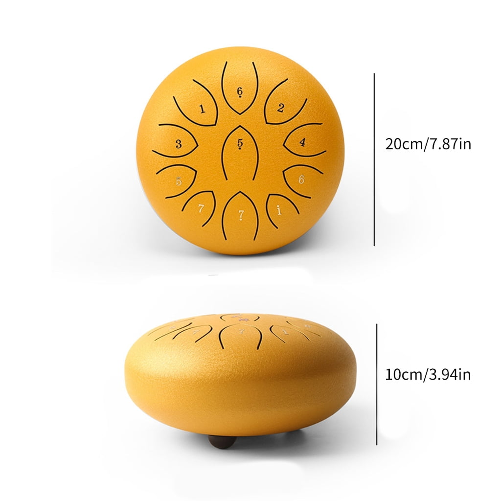 Ethereal Drum 11 Note Steel Tongue Drum for Adults Beginner Kids Handpans Drum