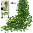 thumbnail image 3 of 6 Pcs Artificial Hanging Garland Ivy Leaves 6.5 Ft Plants Vines Home Decor, 3 of 10