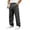 Gray, variant on Men Big and Tall Pant Straight Leg Lounge Leisure Pant Elastic Waist Drawstring Trousers with Pockets Black 3XL