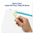 thumbnail image 4 of Print and Apply Index Maker Clear Label Unpunched Dividers, 5-Tab, 11 x 8.5, White, 25 Sets, 4 of 6