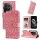 thumbnail image 3 of Funda tipo cartera GANGXUN para OnePlus 12 , diseño girasol, cuero PU, soporte, cierre magnético, tarjetero, 3 of 5