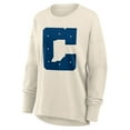 thumbnail image 4 of Women's Fanatics Cream Indianapolis Colts Dove Legacy Long Sleeve T-Shirt, 4 of 5