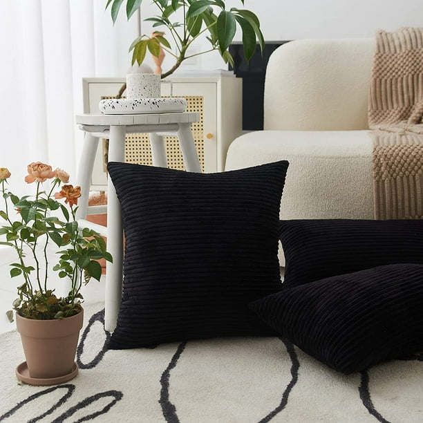 Black european cheap pillow shams