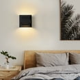 thumbnail image 5 of C Cattleya 3000K Integrated LED Wall Light Matte Black Aluminum Indoor/Outdoor Wall Lantern, 5 of 9