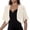 A-Beige1299, variant on Ruffle-Sleeve Open Front Shrug for Women Cropped Formal Daily Wear Bolero Jacket