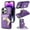 Purple, variant on TECH CIRCLE Multifunctional Phone Case for iPhone 14 Pro Cell Phone - [Built-in Wallet] Protective Portable Leather Cover Shell with Adjustable Shoulder Strap, Mint