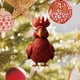 thumbnail image 1 of Árbol de Navidad Gallo Colgante Lindo Gallo Ornamento Realista Acrílico Creativo JShteea  El nuevo, 1 of 7