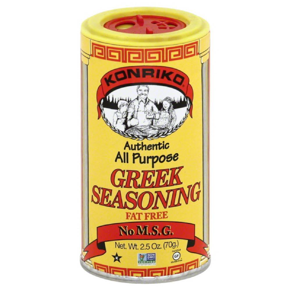 Konriko Greek All Purpose Seasoning, 2.5 Oz (Pack of 6)