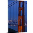 thumbnail image 1 of Great BIG Canvas | "California, San Francisco, Golden Gate Bridge, evening" Canvas Wall Art - 20x30, 1 of 2