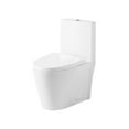 thumbnail image 2 of DAX Ceramic Siphonic Toilet One Piece, White, 2 of 7