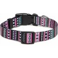 thumbnail image 2 of Qucyy Collier pour Chien en Nylon Réglable (Bohème Violet-L), 2 of 4