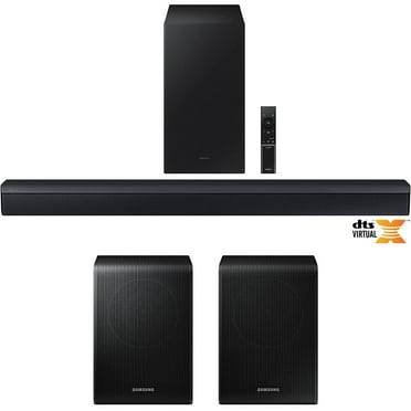 Samsung HW-C450 Soundbar and Wireless Subwoofer with DTS Virtual X Bundle with Samsung SWA-9200S Wireless Surround Speakers