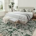 thumbnail image 2 of Washable 8x10 Area Rugs for Living Room Non-Slip Soft Modern Botanical Floral Rugs Accent Floor Carpet for Bedroom Dining Room Green, 2 of 6