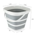 thumbnail image 4 of Simplify 10L Collapsible Square Bucket in White/Grey, 4 of 4