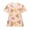Capybara Lemon, variant on V Neck American Horse Race Print Scrub Tops for Women Short Sleeve Scrub Shirts Stretchy Holiday Nurse Uniform with 2 Pockets-2XL