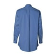 thumbnail image 3 of Van Heusen mens Regular Fit Twill Solid Button Down Collar Dress Shirt, Cobalt, 3X-Large US, 3 of 3