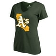 thumbnail image 2 of Women's Green Athletics Hometown Collection The Big O V-Neck T-Shirt, 2 of 4